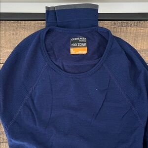 Icebreaker Women's Merino 200 ZoneKnit Long Sleeve Crew Thermal Top